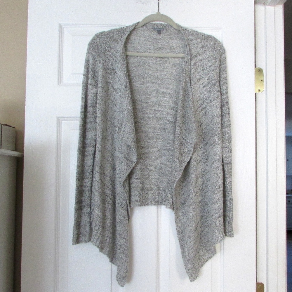 Charlotte Russe - Grey Waterfall Cardigan